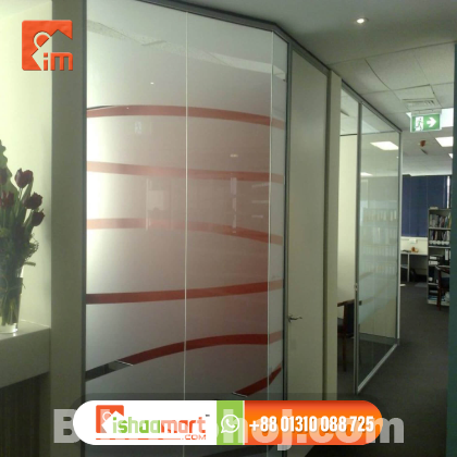 Best office glass sticker design Bangladesh Modern office